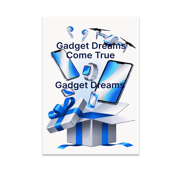 Futuristic Tech Decor - Tech Enthusiast - 13x19 Poster Print