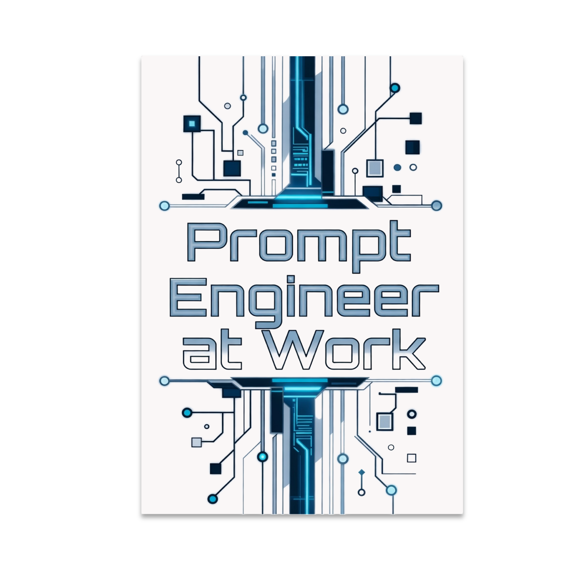 Futuristic Tech Decor - Tech Enthusiast - 13x19 Poster Print