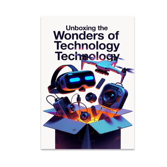 Futuristic Tech Decor - Tech Enthusiast - 13x19 Poster Print