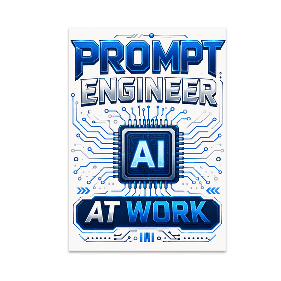 Futuristic Tech Decor - Tech Enthusiast - 13x19 Poster Print