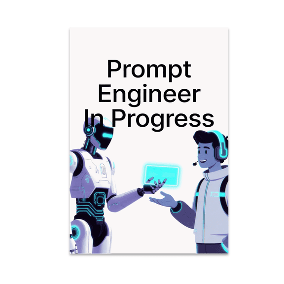 Futuristic Tech Decor - Tech-Savvy Individual - 13x19 Poster Print