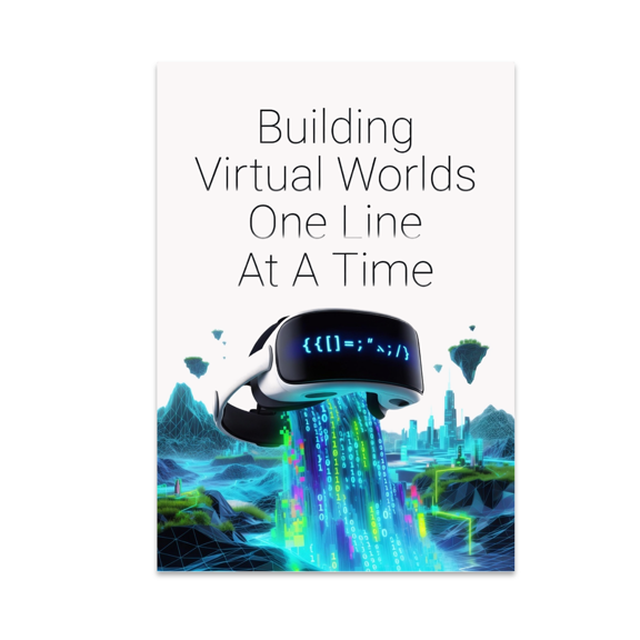 Futuristic Tech Decor - VR/AR Developer - 13x19 Poster Print