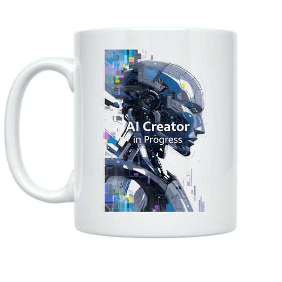 Futuristic Tech Design - Tech Lifestyle Enthusiast - 11 oz Ceramic Coffee Mug