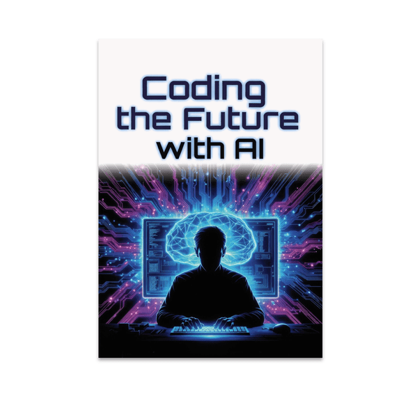 Futuristic Tech Wall Art - Programmer Enthusiast - 13x19 Poster Print