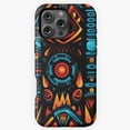 thumbnail image 1 of Futuristic Tribes Pattern Technology Phone Case for iPhone 16 15 14 13 12 11 Pro Max - Fun Phone M97, 1 of 2
