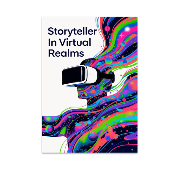 Futuristic VR Wall Decor - Virtual Reality Enthusiast - 13x19 Poster Print