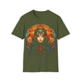 thumbnail image 1 of Futuristic Woman in Hood Unisex T-Shirt Boho Hippie Festival Inspired, 1 of 3