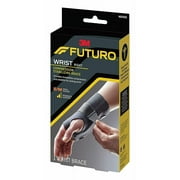 Futuro Energizing Wrist Brace Support Relieve Carpel Tunnel, Black Small and Medium, 1 ct