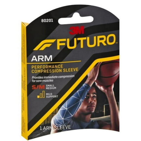 Futuro Performance Compression Arm Sleeve Small/Medium (Pack of 2)