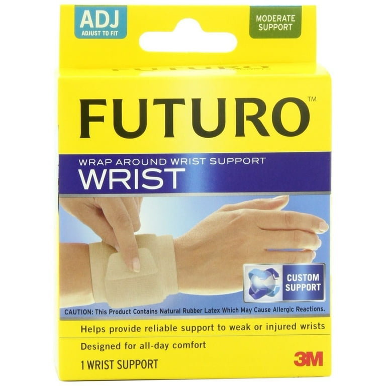 Futuro Wrap Around Wrist Support, Beige, Adjustable, 1 Count 