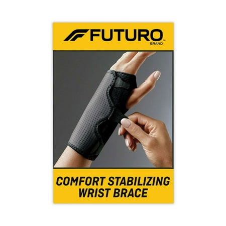 Futuro Wrist Brace 10770EN One Size Fits Most 1 Each, Black