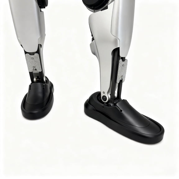 Futurology RoboTrax Footwear Pro for G1 Robots, Anti-Slip Base Pad, 3D-Printed Polymer, Black