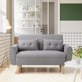 thumbnail image 1 of Futzca  47" Modern Loveseat Sofa Light Grey, 1 of 5