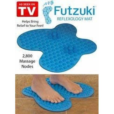 Futzuki -Reflexology Mat Sitting or Standing Foot Heels Arches Massage Nodes Anti-Slip as Seen on TV