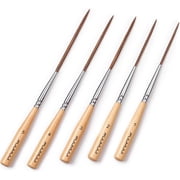 Fuumuui Long Liner Brush, ideal for watercolor ,Acrylic & Oil with PVC Bag