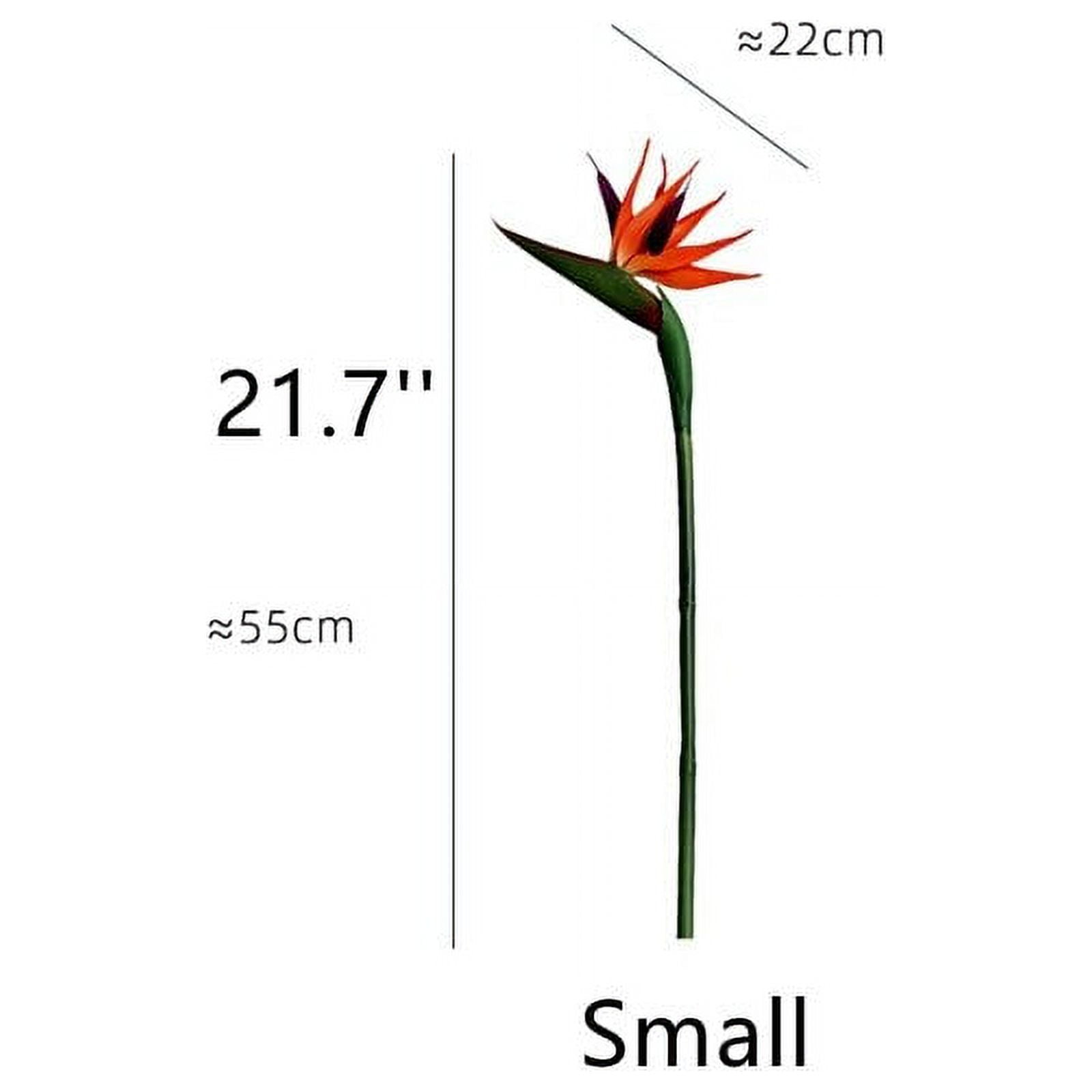 Fuwaxung Large Bird of Paradise Artificial Tropical Flower Faux Heaven