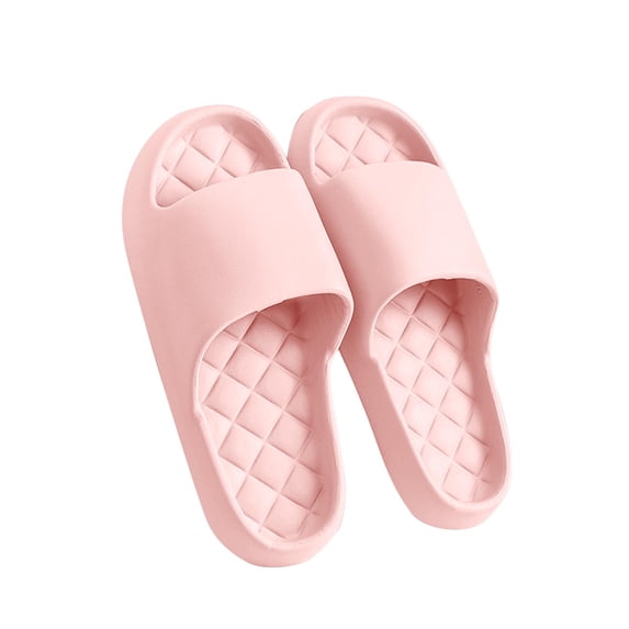 Fuwddey Shower Slippers for Women Men House Shoes Open Toe Bathroom Slippers Indoor Outdoor Soft Sandals for Living Room Beach Spa Gym Pool