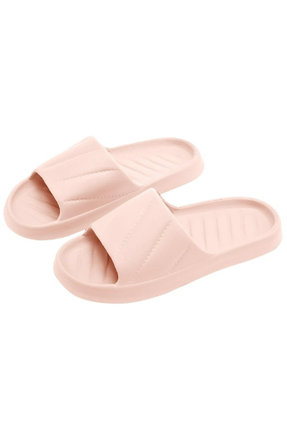 Shower Slippers for Women Men House Shoes Open Toe Bathroom Slippers Indoor Outdoor Soft Sandals for Living Room Beach Spa Gym Pool