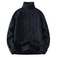 thumbnail image 1 of Fuwddey Sweater for Men Fall Soft Classic Pullover Top Men Casual Fashion High Collar Knit Long Sleeve Sweater, 1 of 3