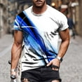 thumbnail image 1 of Fsgntruao T-Shirts For Men Printing Short Sleeve Crewneck Breathable Casual Fitness Sports Summer Everyday Wear, 1 of 4