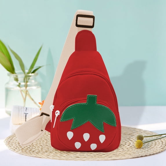 Fuxin Crossbody Bag Sling Bag Shoulder Bag Chest Pack Small Cartoon Travel Cycling Skating age 3-11