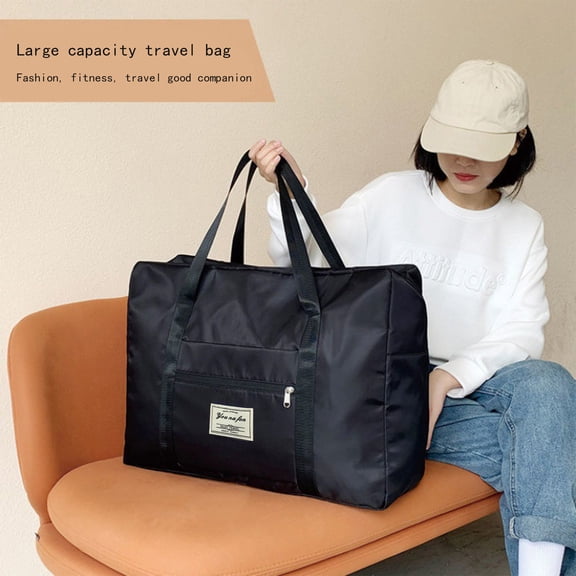 Fuxin For Spirit Airlines Personal Item Bag Foldable Travel Duffel Bag Tote Carry on Luggage Duffle Overnight for Women and Men