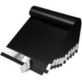 Fuxury 6x9 200pc Black Poly Mailers Shipping Envelops Self Sealing