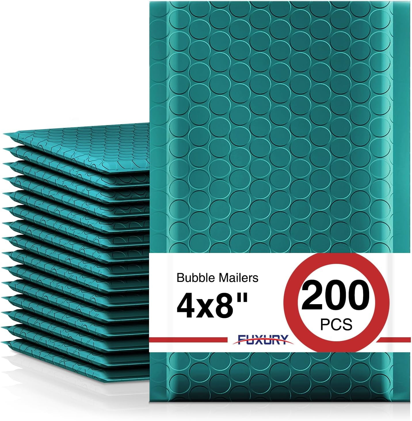 Fuxury Bubble Mailers 4x8 Inch 500 Pack Padded Envelopes Usable Size