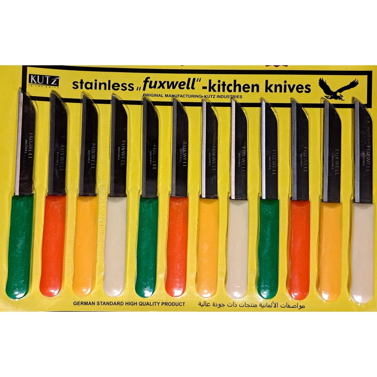 S'N Star, Stainless Steel Knife Set, 12 pcs, Silver - Walmart.com