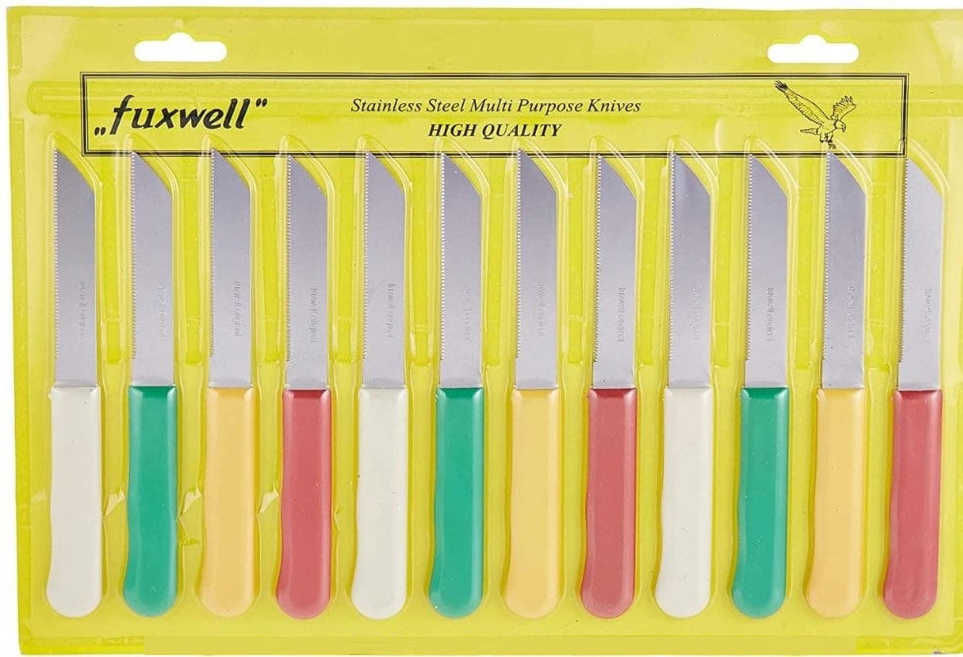 Buy FIXWELL GERMANY STAINLESS STEEL KNIVES (MULTICOLOR) -IDEAL FOR
