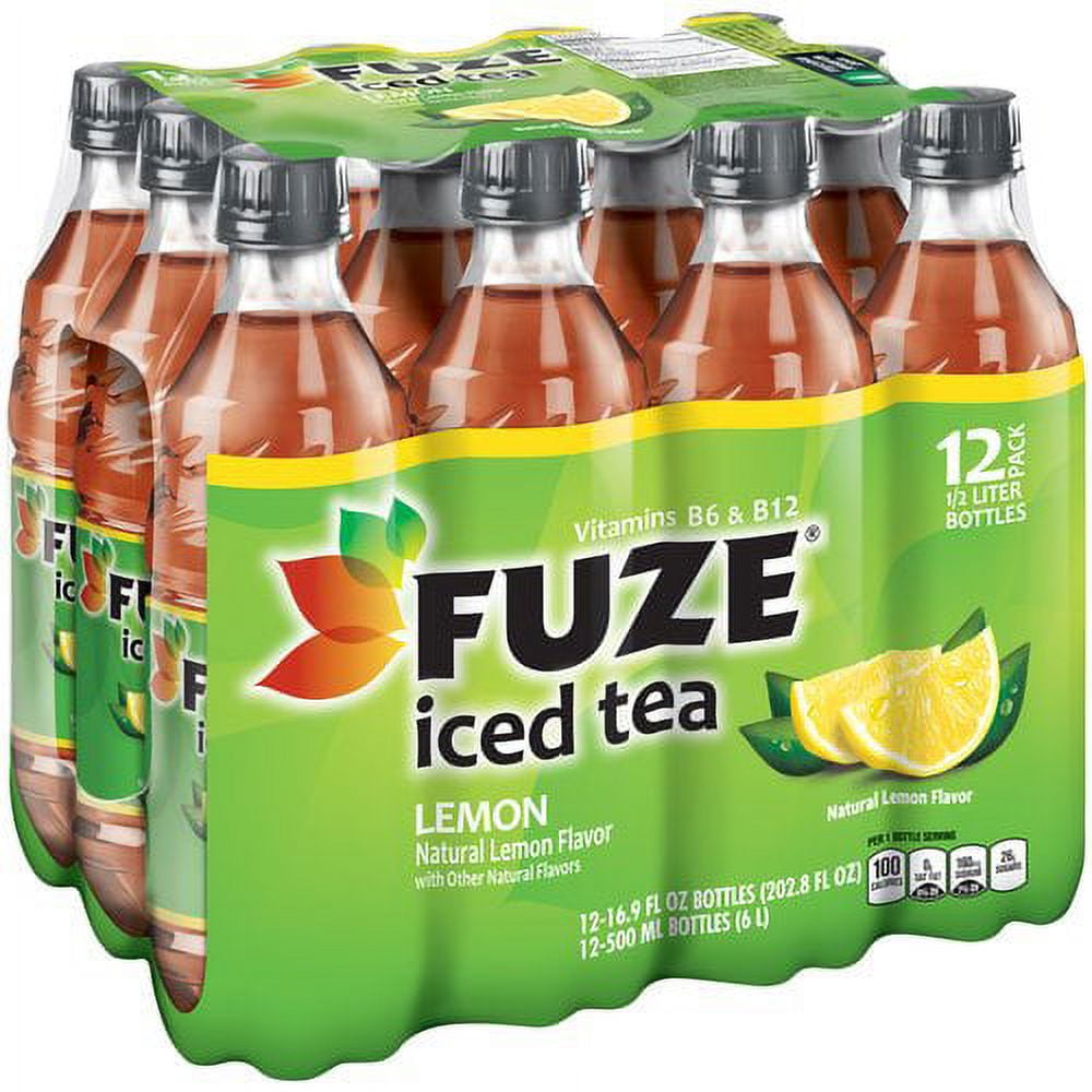 Fuze Lemon Iced Tea, 16.9 Fl. Oz., 12 Count