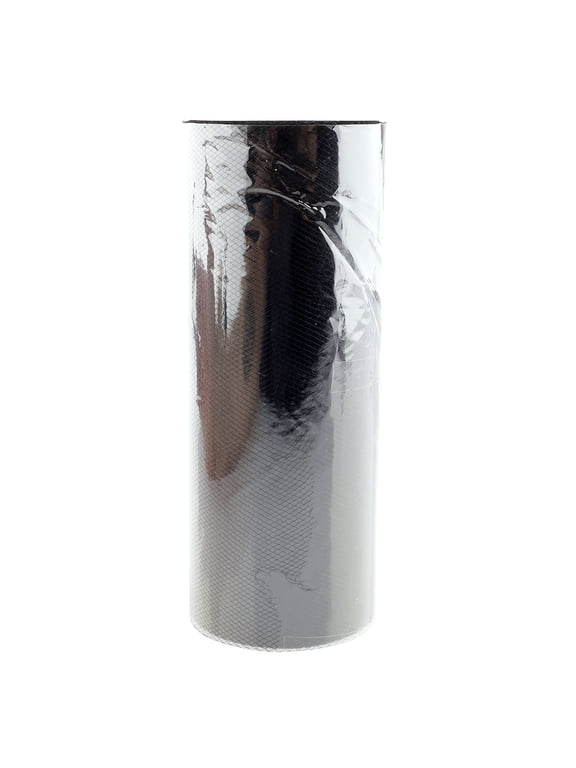 Fuzhou 6" Black Matte Tulle, 25 Yards, 1 Each