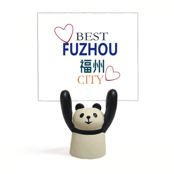 Fuzhou Icon Sign Art Deco  Fashion Memo Holder Cartoon Animal Panda Stand Decoration