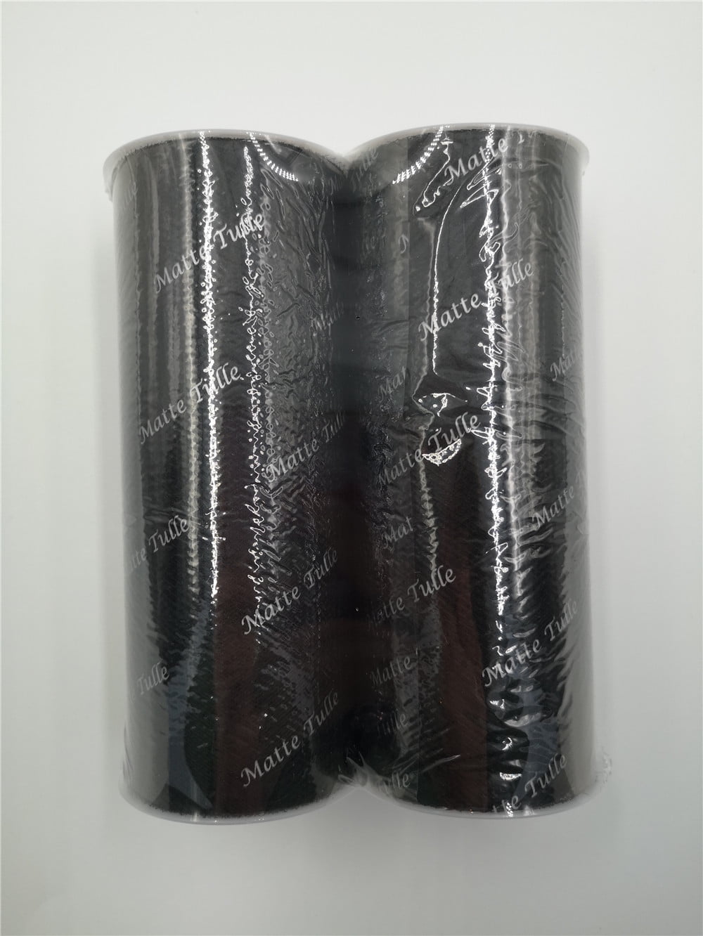Fuzhou Unbrand 6inch 25yd Black Matte Tulle Fabric,100% Polyester by the Bolt