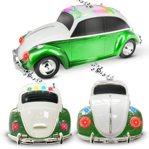 Fuzix WS-1958 Car Bluetooth Portable Speaker with LED AUX USB FM Rechargeable