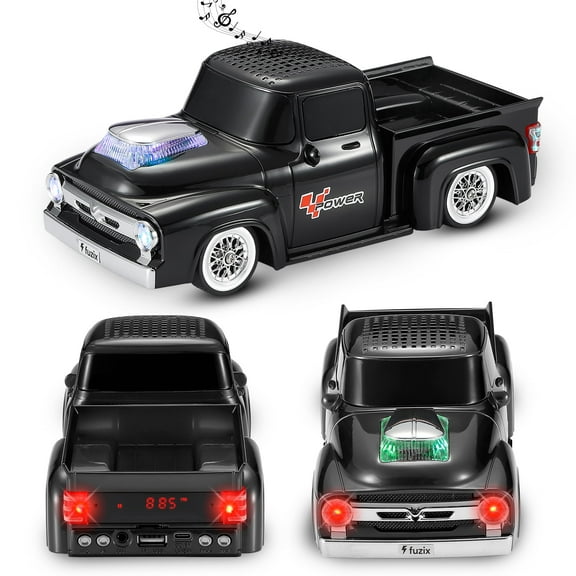 Fuzix WS-538 Car Bluetooth Portable Speaker with LED AUX USB FM Rechargeable