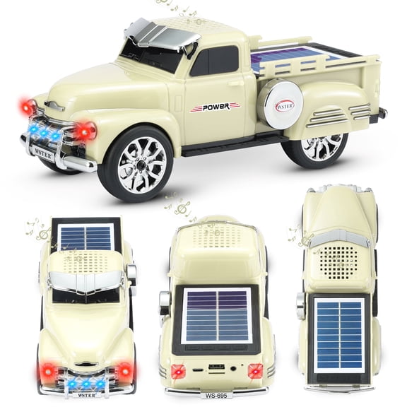 Fuzix WS-695 Car Bluetooth Portable Speaker with LED AUX USB FM Rechargeable