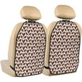 thumbnail image 1 of Fuzoiu A Rooster With Chickens Print 2 Pack Kick Mat Back Seat Protector With 3 Storage Pockets, Universal Car Seat Back Organizer For Kids Pets, Waterproof Backseat Protector For Most Car, 1 of 8
