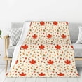 thumbnail image 1 of Fuzoiu A Simple Autumn Print Flannel Throw Blanket,Light Weight Warm Decorative,Throw Blanket Cover for Sofa, Couch, Bedroom,Travel-60"x50", 1 of 6