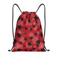 thumbnail image 1 of Fuzoiu A Web With A Spider 1 Print Drawstring Backpack for Gym, Travel, Yoga,Sports Sackpack String Bag for Women Men-Small, 1 of 6