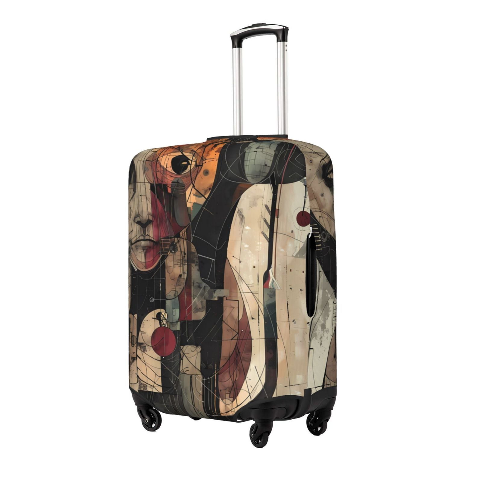 Pattern Print Sudoku Luggage Cover Protector