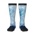 thumbnail image 1 of Fuzoiu Abstract Ocean Waves Print Adult Stockings,Crew Socks,Unisex Fashion Socks, Casual Sports Socks,Comfortable Crew Socks for Everyday Wear and Sports, 1 of 6