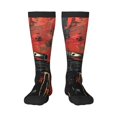 thumbnail image 1 of Fuzoiu Abstract Skull Guitar Art Print Adult Stockings,Crew Socks,Unisex Fashion Socks, Casual Sports Socks,Comfortable Crew Socks for Everyday Wear and Sports, 1 of 6