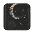 thumbnail image 1 of Fuzoiu Abstract Starry Sky Moon Print Leather Coasters Set,Drink Coasters Set of 6,for Tabletop Protection, Durable PVC Coasters,Home Décor and Housewarming Gift,Square, 1 of 7