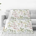 thumbnail image 1 of Fuzoiu Aerial Flora Print Ultra-Soft Micro Fleece Blanket,All Seasons Flannel Throw, Lightweight Blanket for Bed, Sofa, Couch, Movie Night, Camping, and Travel-50"x40", 1 of 7