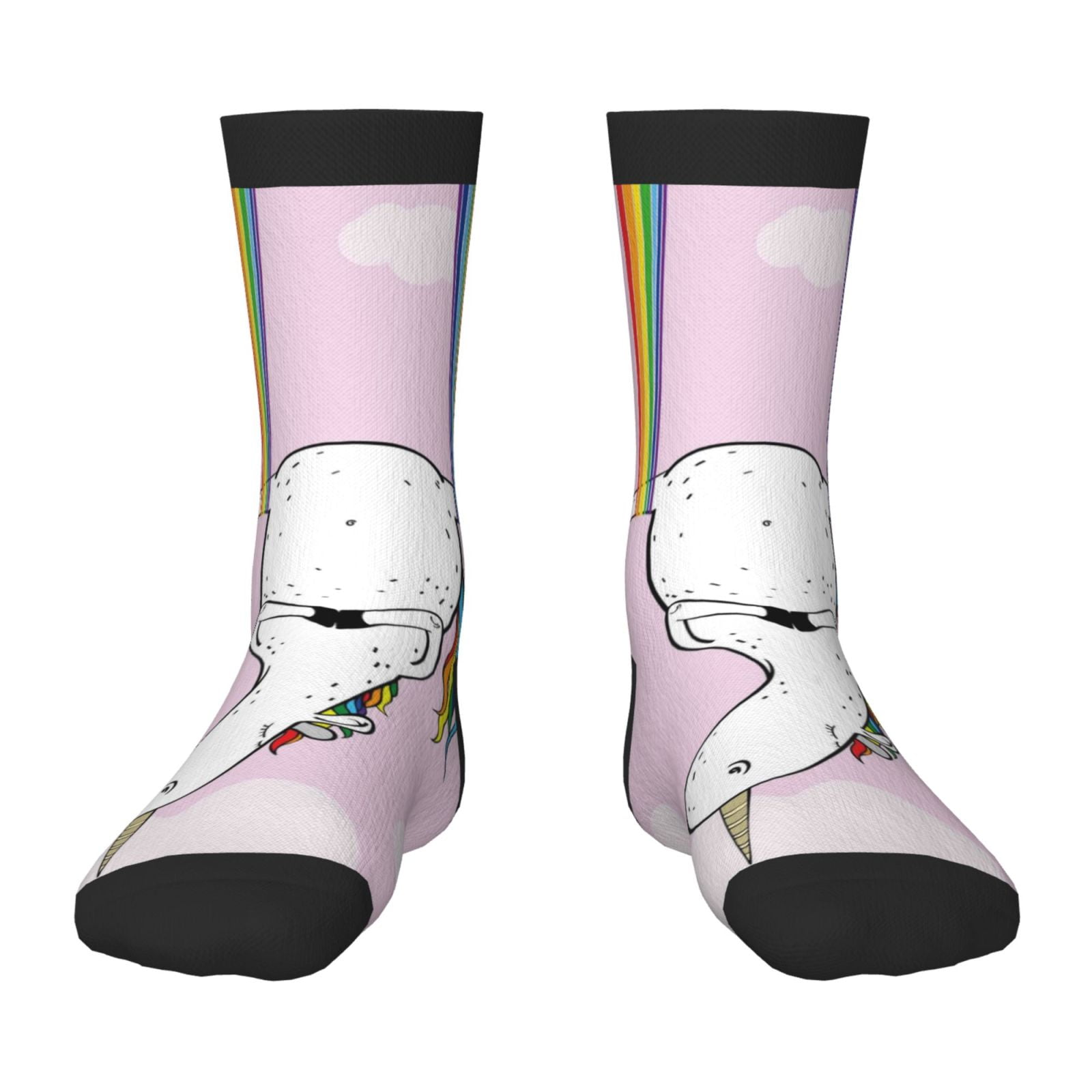 Fuzoiu Aerial Yoga for Unicorn Print Kids Socks For Boys Girls,Grip ...