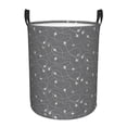thumbnail image 1 of Fuzoiu Airplane Routes Around The World Print Circular Hamper,Laundry Basket with Handle,Collapsible Laundry,Dirty Clothes Storage Basket,for Bedroom Bathroom Dorm Living Room-Small, 1 of 6
