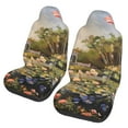 thumbnail image 1 of Fuzoiu American Flag Rose Garden Print Seat Covers Set, Car Seat Covers Front Seats, Car Seat Protector, Car Seat Cushion, Seat Covers Carseat Cover Universal Fit for Most Cars, 1 of 7