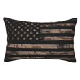 thumbnail image 1 of Fuzoiu American Flag with Desert Camouflage Print Pillow Case with Hidden Zipper,Pillow Covers,Soft and Comfortable Pillowcase-20"x30", 1 of 6
