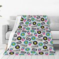 thumbnail image 1 of Fuzoiu American Musical Print Ultra-Soft Micro Fleece Blanket,All Seasons Flannel Throw, Lightweight Blanket for Bed, Sofa, Couch, Movie Night, Camping, and Travel-60"x50", 1 of 7